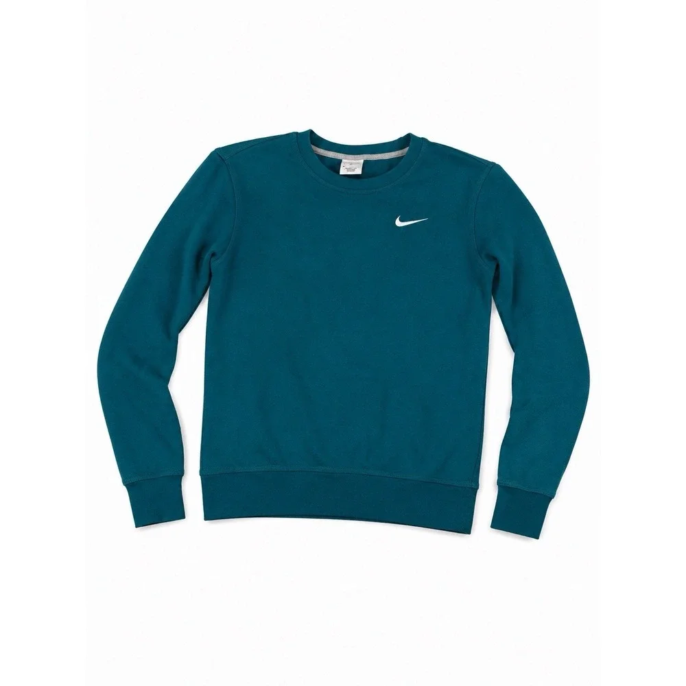Nike Sportswear French Terry Sweatshirt Teal Green 637902-381 S